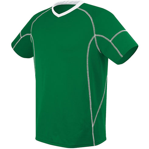 Russell Athletic Youth Kinetic Jersey (322821-C), Color 'Kelly/White'